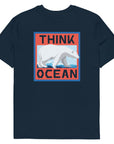 Think Ocean Polar Bear Pixel Art Organic Cotton T-Shirt