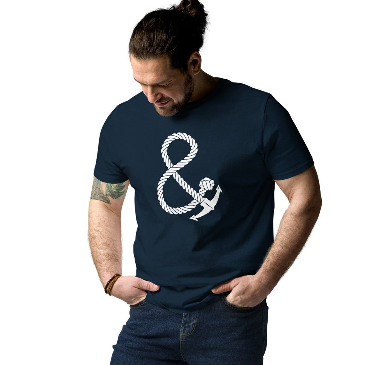 Oversized Ampersand Signature Organic Cotton T-Shirt