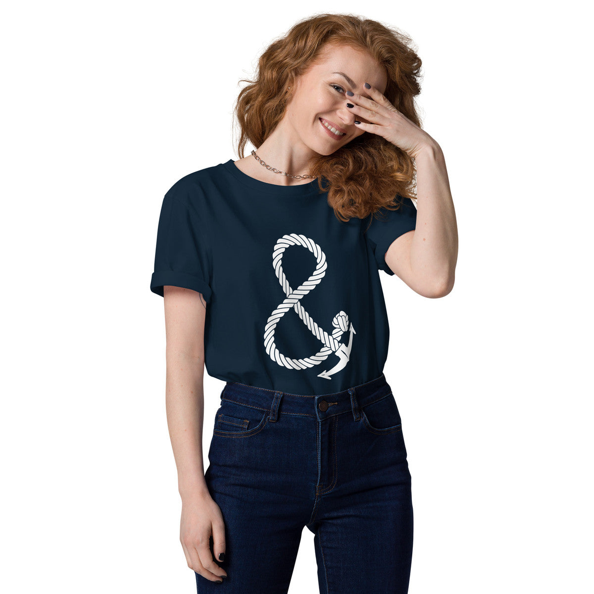 Oversized Ampersand Signature Organic Cotton T-Shirt