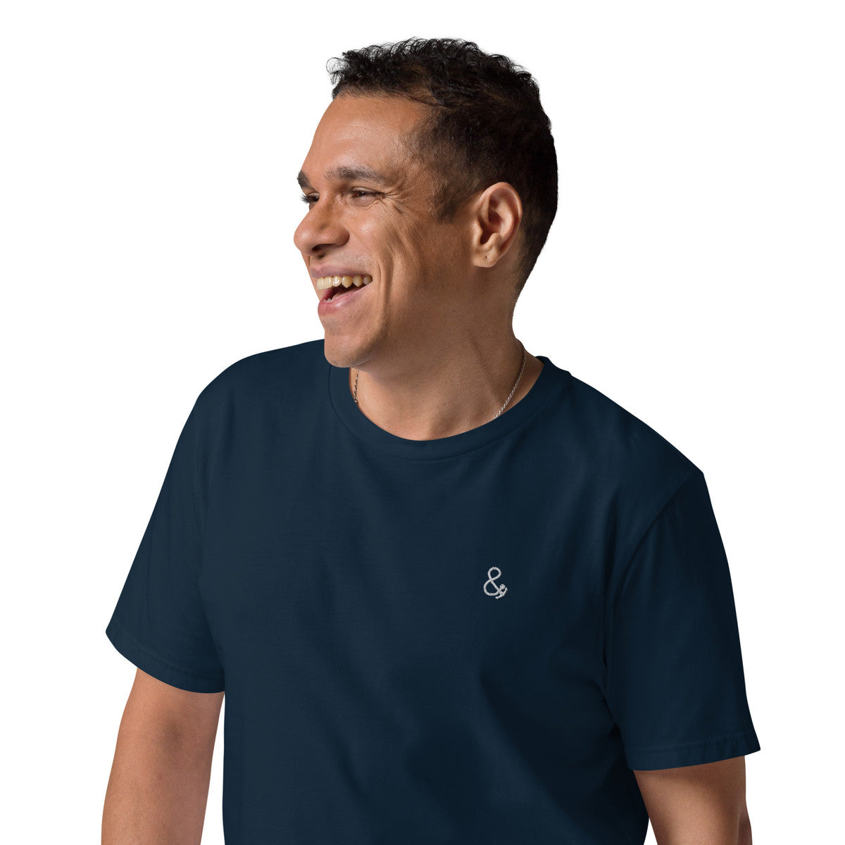 Ampersand Signature Organic Cotton Embroidered T-Shirt