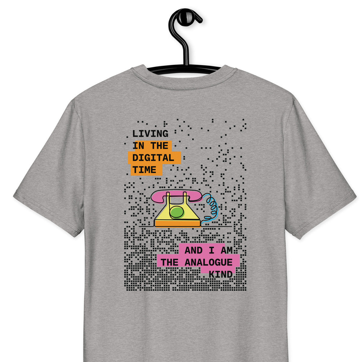 Phone Digital Time x Analogue Kind Organic Cotton T-Shirt
