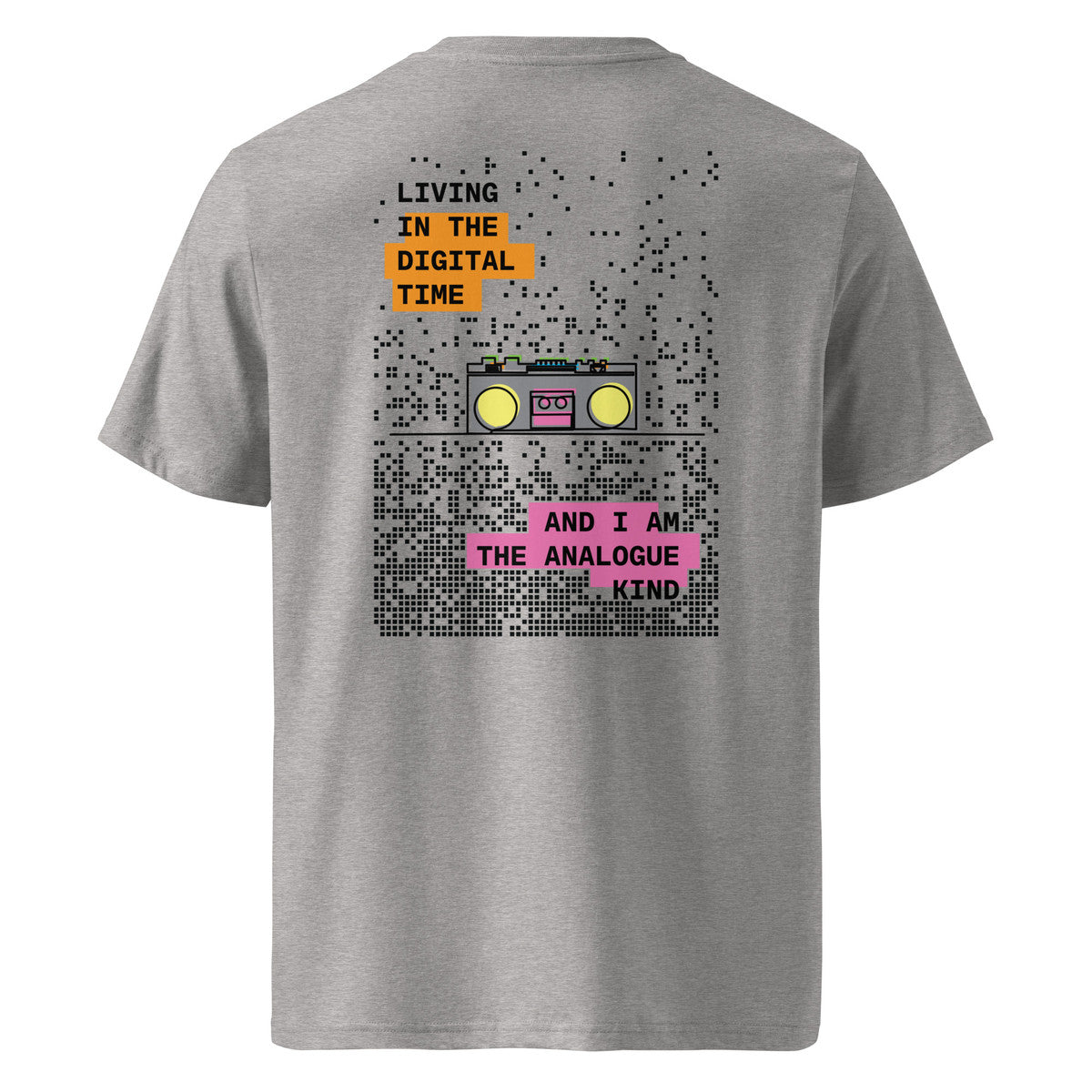 Boombox Digital Time x Analogue Kind Organic Cotton T-Shirt