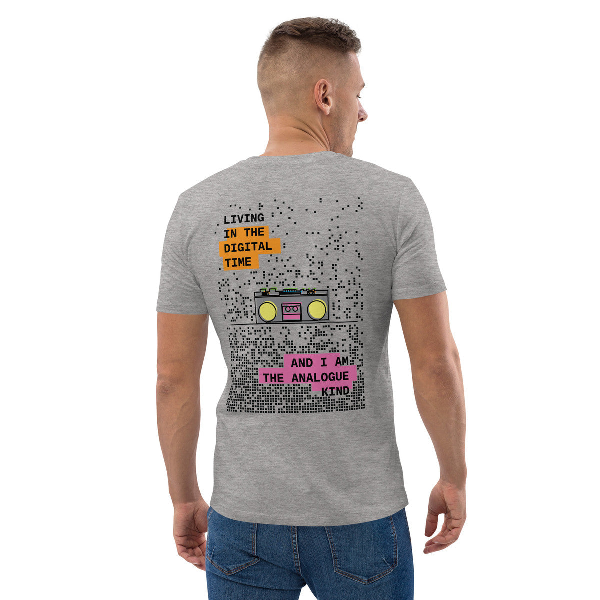 Boombox Digital Time x Analogue Kind Organic Cotton T-Shirt