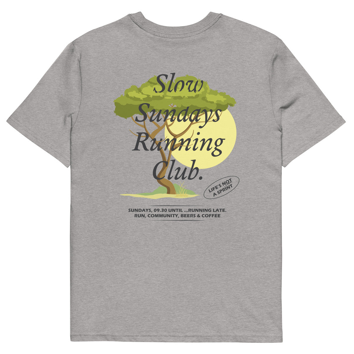 Savannah Slow Sundays Running Club Organic Cotton T-Shirt