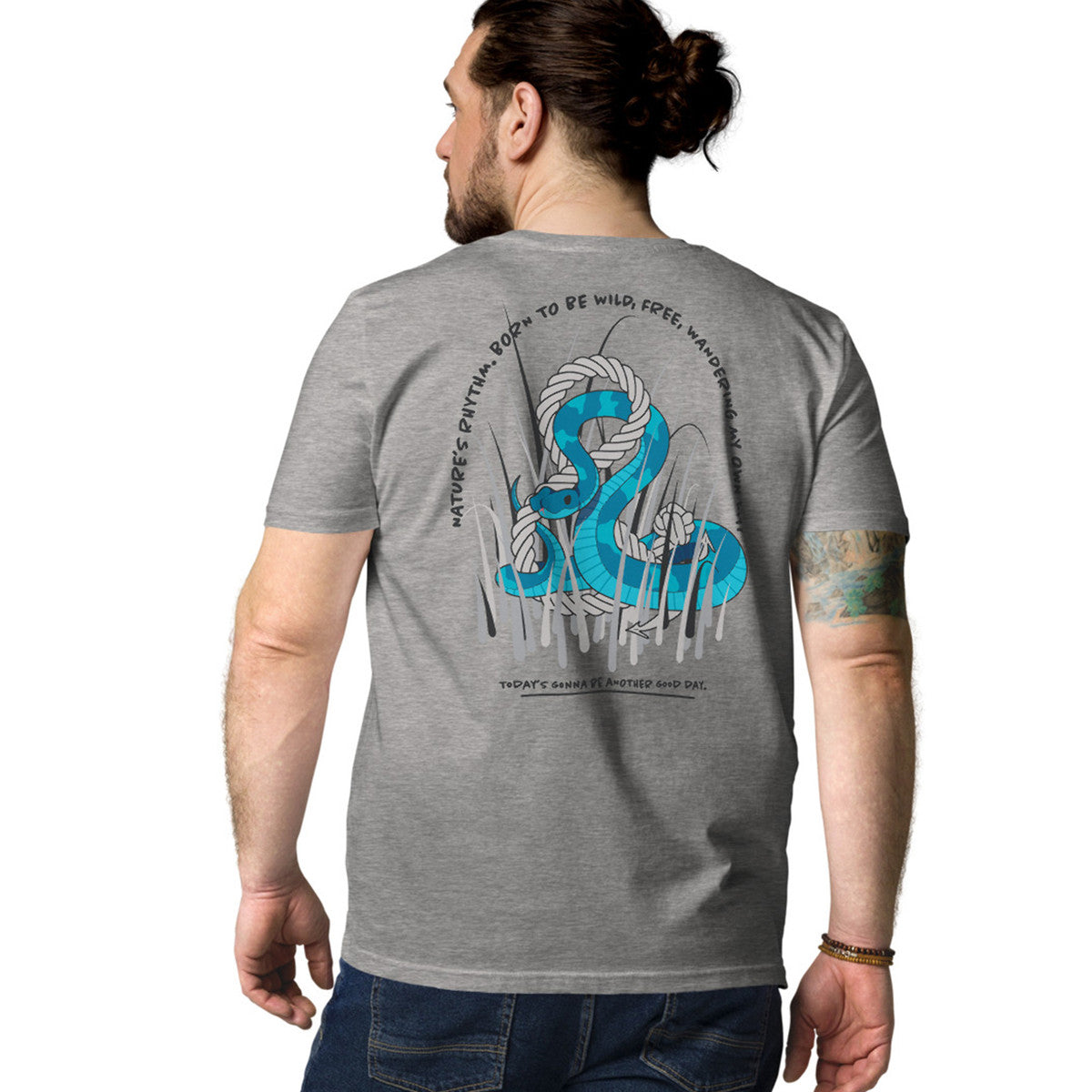 Snake Another Good Day Organic Cotton T-Shirt