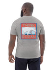 Think Ocean Polar Bear Pixel Art Organic Cotton T-Shirt