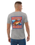 Think Ocean Fish Pixel Art Organic Cotton T-Shirt