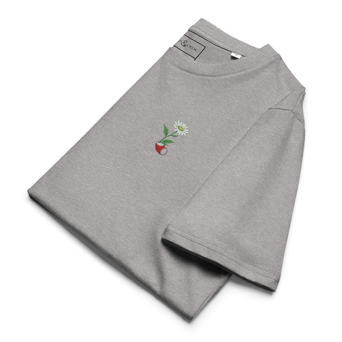 Daisy Garden Dystopia Organic Cotton Embroidered T-Shirt