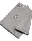 Dapper Duck Actual Life Organic Cotton Embroidered T-Shirt