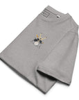 The Drummer Monkey Organic Cotton Embroidered T-Shirt