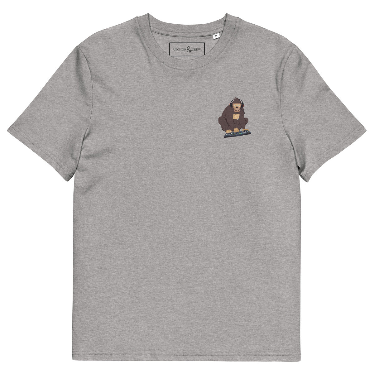 The DJ Monkey Organic Cotton Embroidered T-Shirt