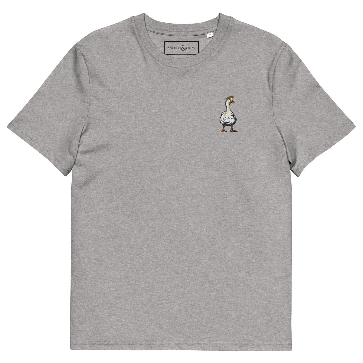 Dapper Duck Actual Life Organic Cotton Embroidered T-Shirt