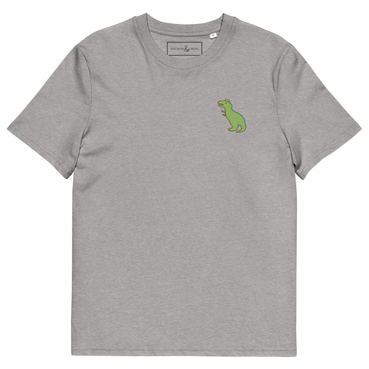 T-Rex Snap Dancin' In The Wild Organic Cotton Embroidered T-Shirt