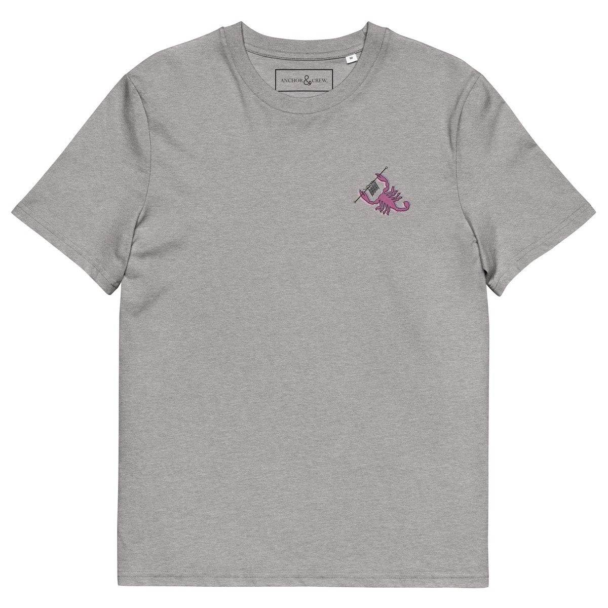 Scorpion Knittin' Up In The Wild Organic Cotton Embroidered T-Shirt