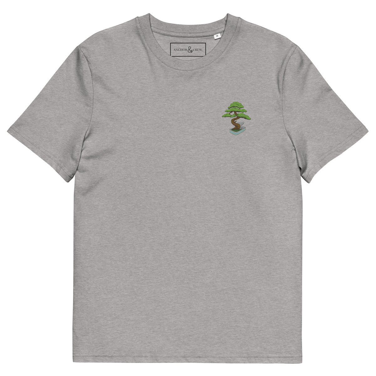 Bonsai Garden Dystopia Organic Cotton Embroidered T-Shirt