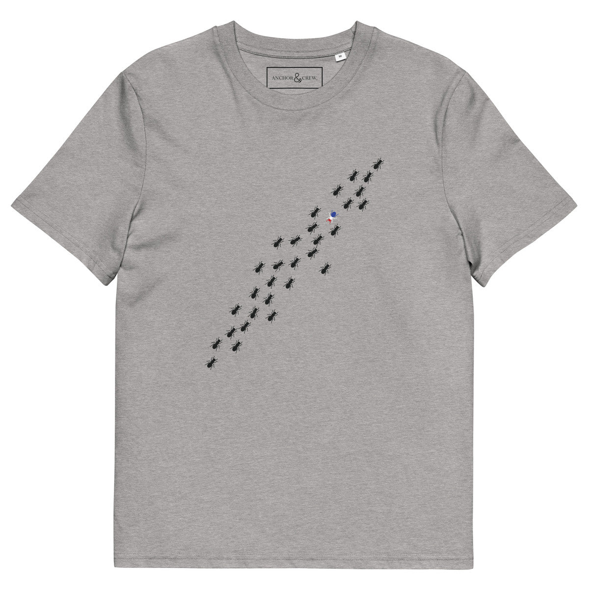 Ants Where's William Going? Organic Cotton T-Shirt