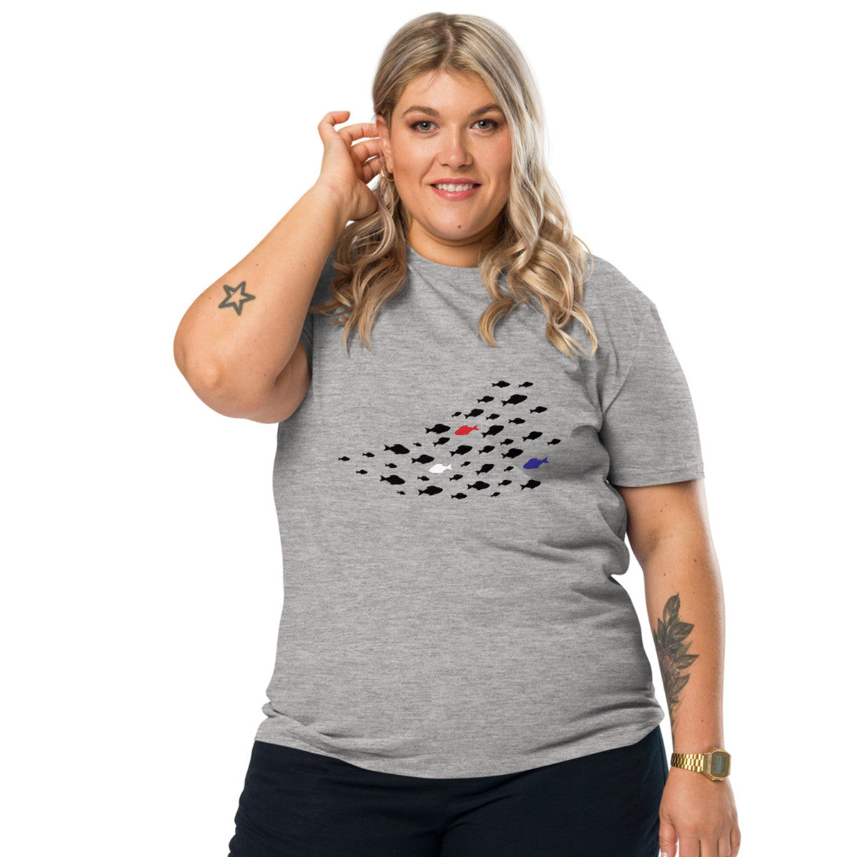 Fish Where's William Going? Organic Cotton T-Shirt