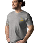 GUSTATORY Coffee Over Bills Organic Cotton Embroidered T-Shirt
