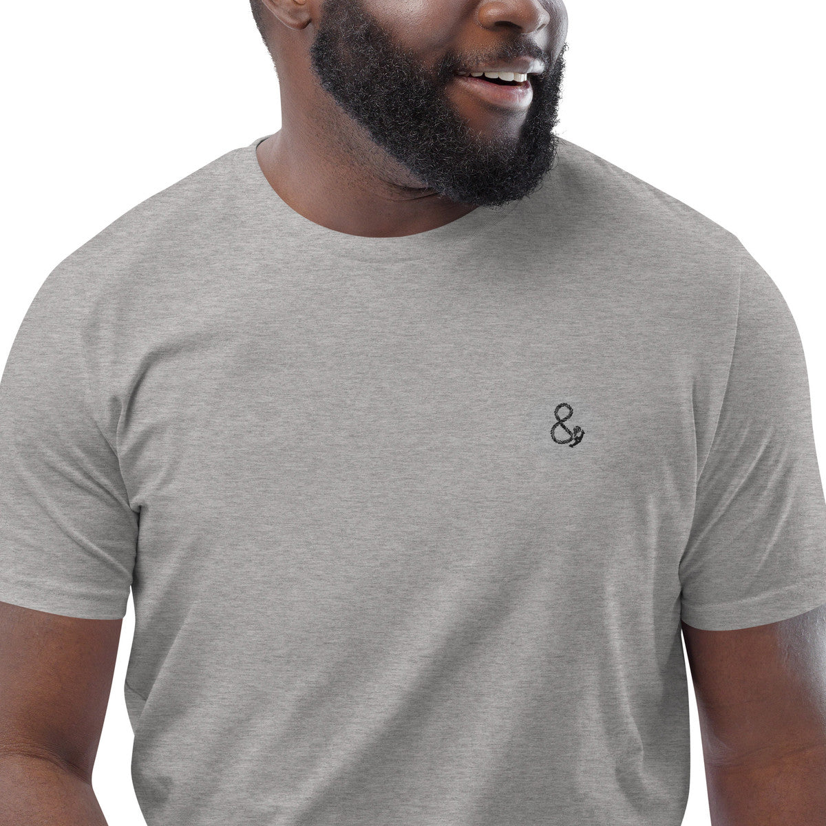Ampersand Signature Organic Cotton Embroidered T-Shirt