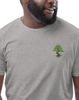 Bonsai Garden Dystopia Organic Cotton Embroidered T-Shirt