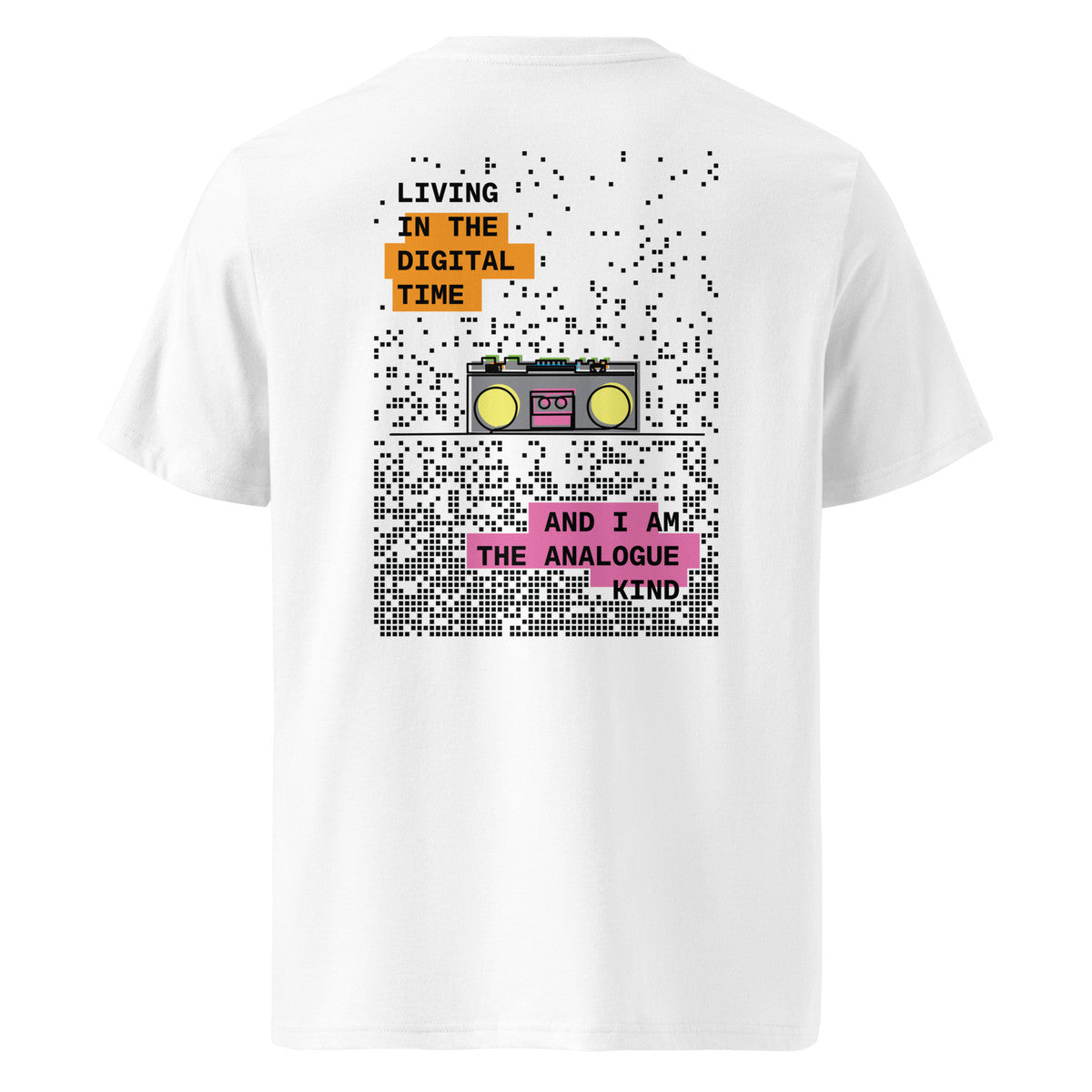 Boombox Digital Time x Analogue Kind Organic Cotton T-Shirt