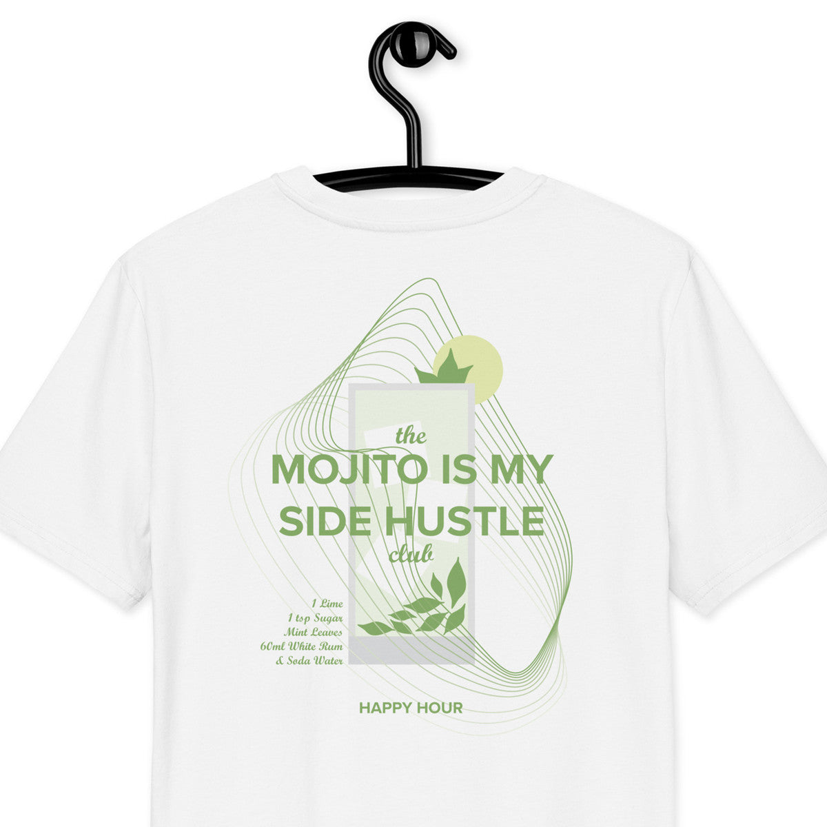 Mojito Is My Side Hustle Club Organic Cotton T-Shirt