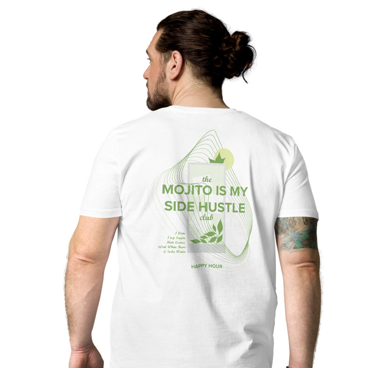 Mojito Is My Side Hustle Club Organic Cotton T-Shirt