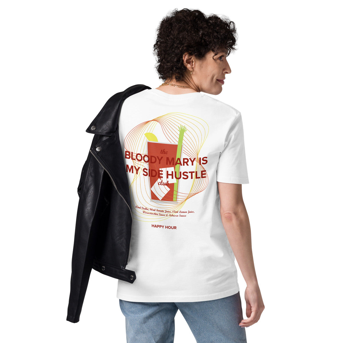 Bloody Mary Is My Side Hustle Club Organic Cotton T-Shirt