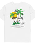 Palm Tree Slow Sundays Running Club Organic Cotton T-Shirt