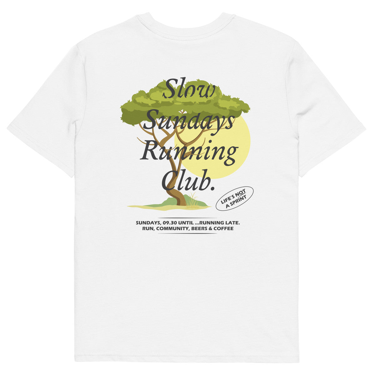 Savannah Slow Sundays Running Club Organic Cotton T-Shirt