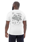 GUSTATORY Edinburgh Coffee Scene Organic Cotton Embroidered T-Shirt