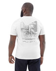 GUSTATORY London Coffee Scene Organic Cotton Embroidered T-Shirt