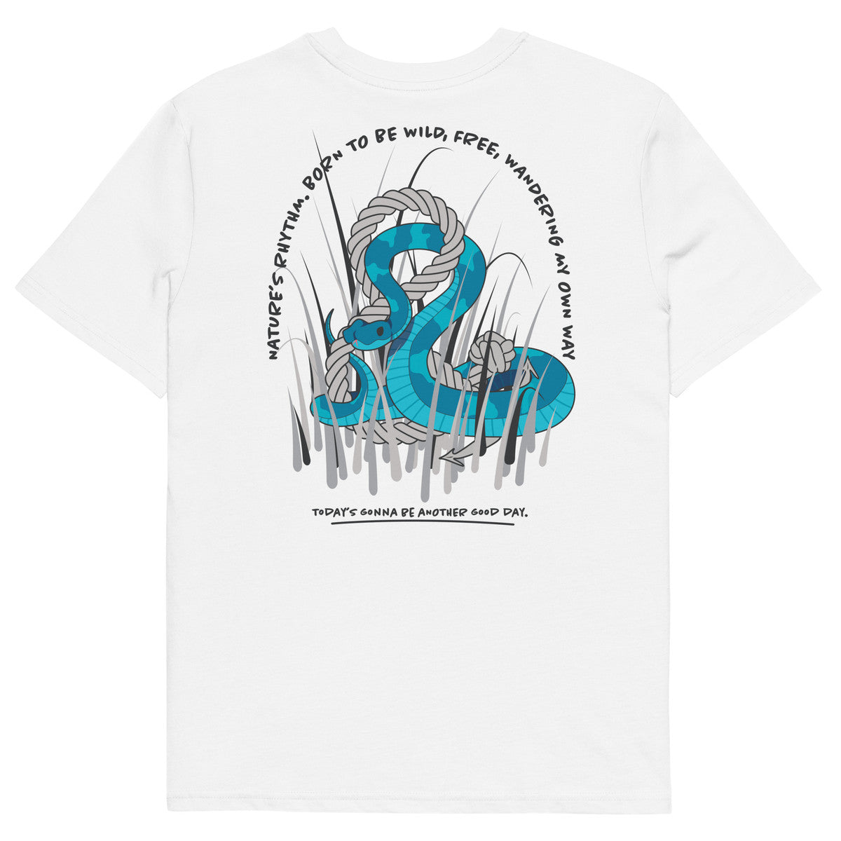 Snake Another Good Day Organic Cotton T-Shirt