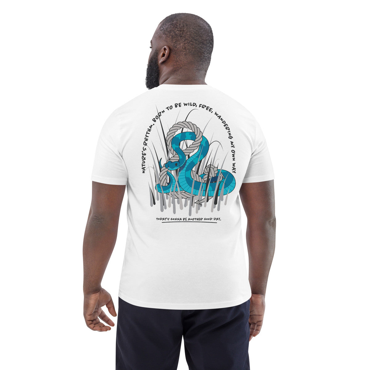 Snake Another Good Day Organic Cotton T-Shirt