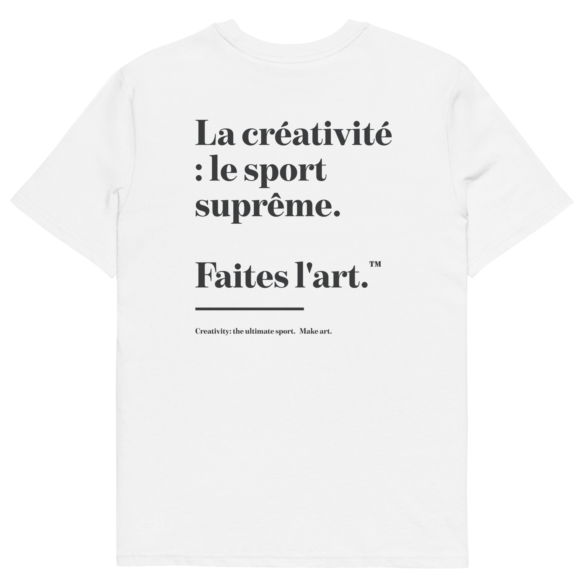 Make Art Creative Standard Organic Cotton T-Shirt