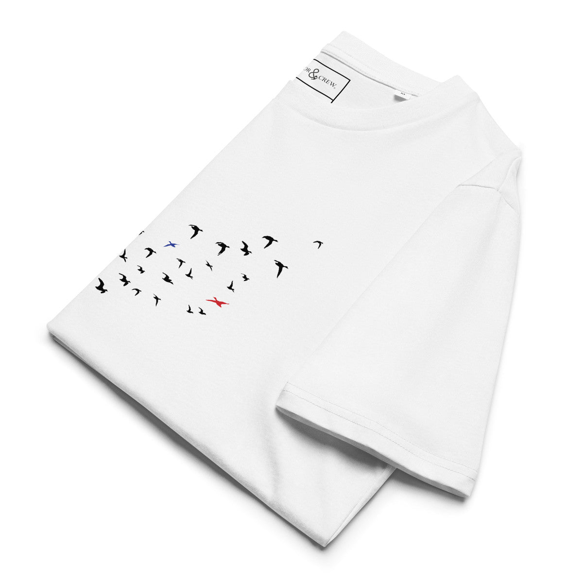 Birds Where's William Going? Organic Cotton T-Shirt