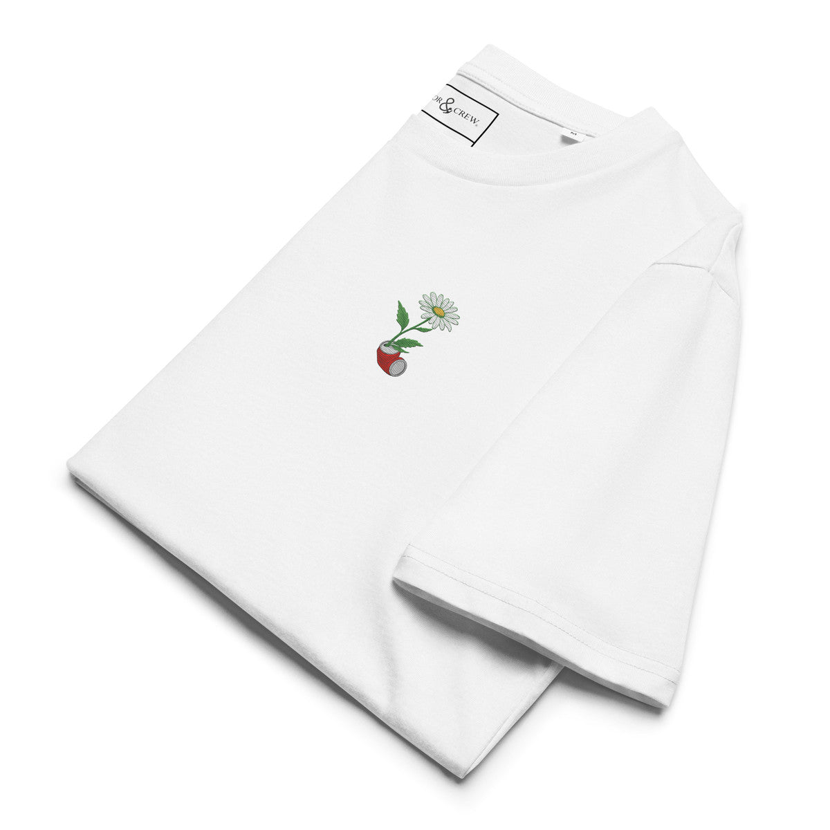 Daisy Garden Dystopia Organic Cotton Embroidered T-Shirt