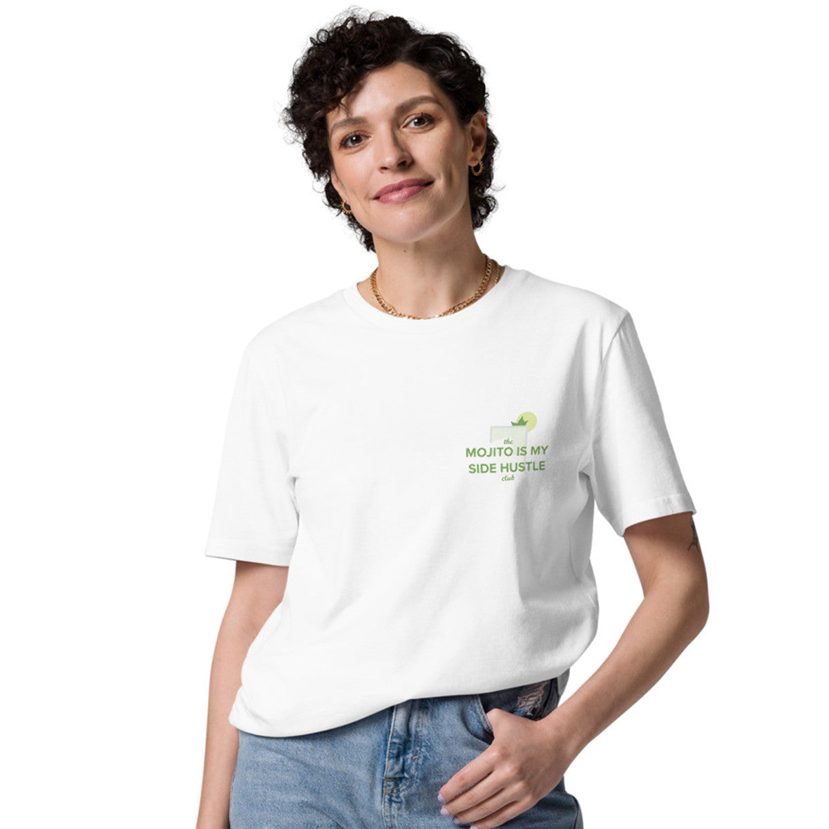Mojito Is My Side Hustle Club Organic Cotton T-Shirt