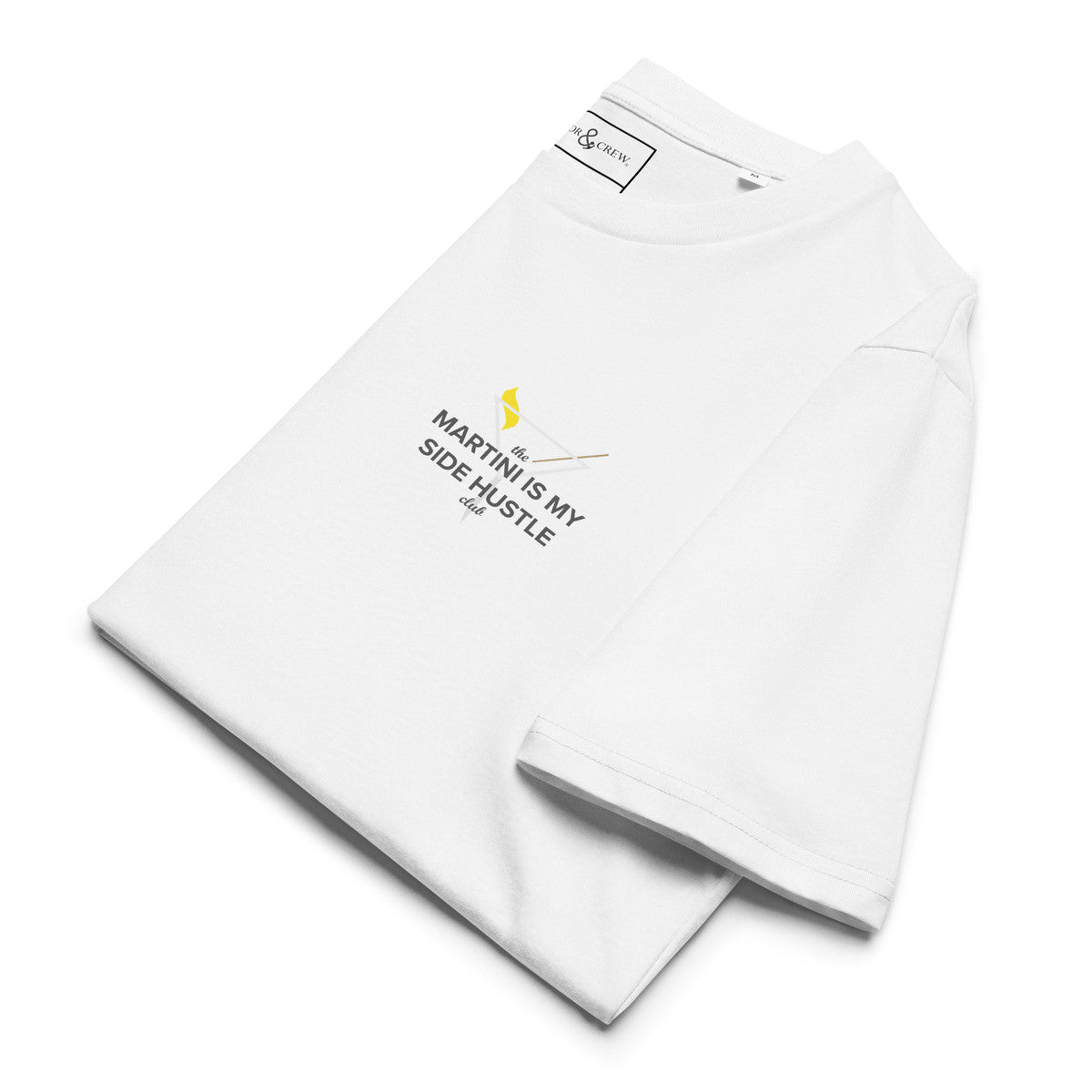Martini Is My Side Hustle Club Organic Cotton T-Shirt
