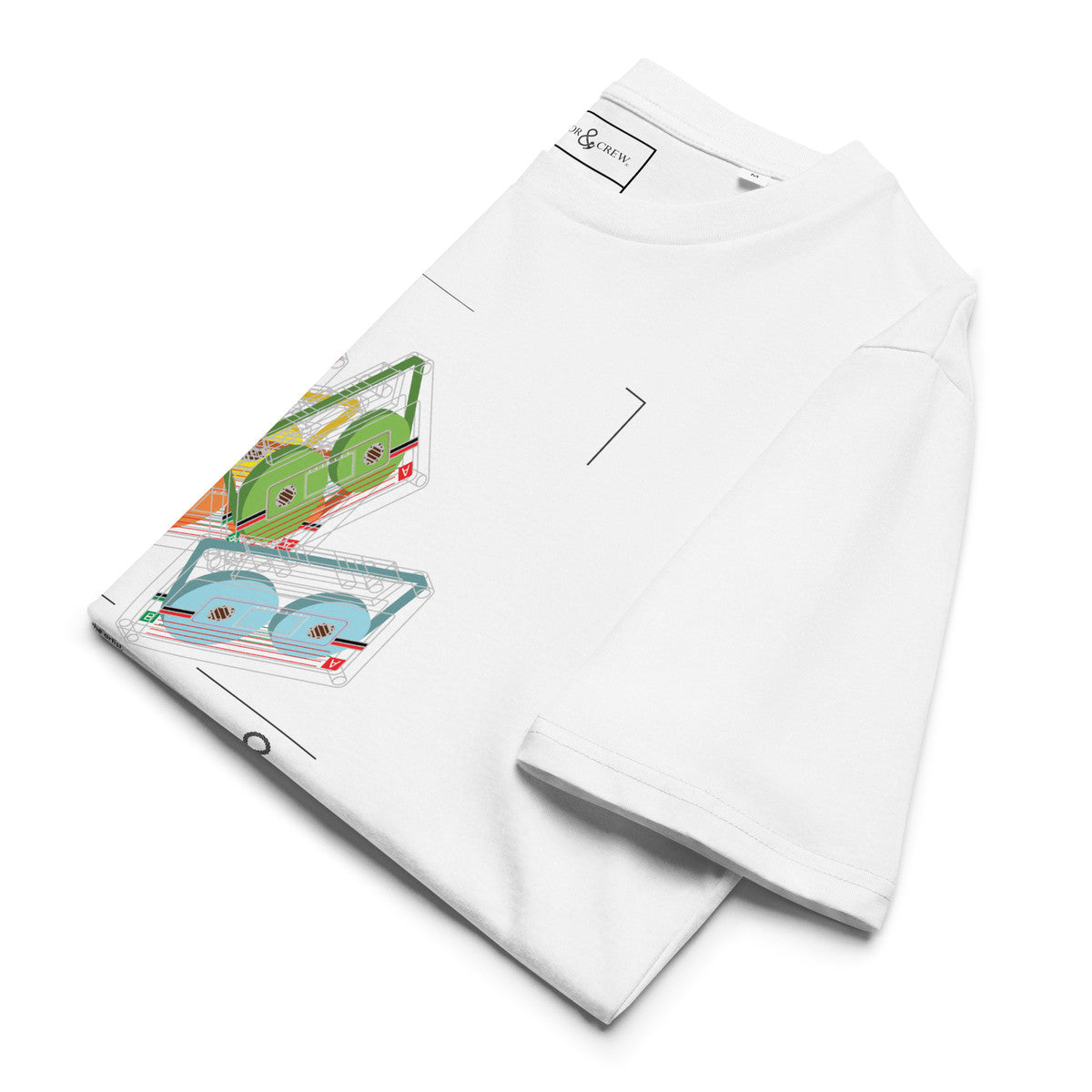 Just Press Play Cassettes Archives Organic Cotton T-Shirt