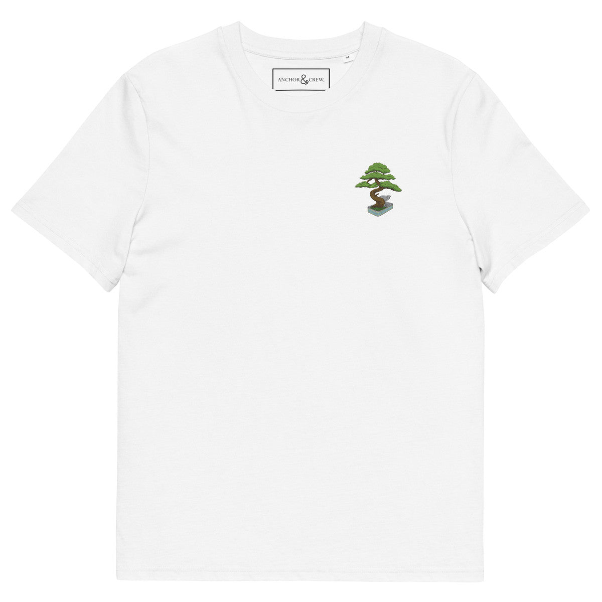 Bonsai Garden Dystopia Organic Cotton Embroidered T-Shirt