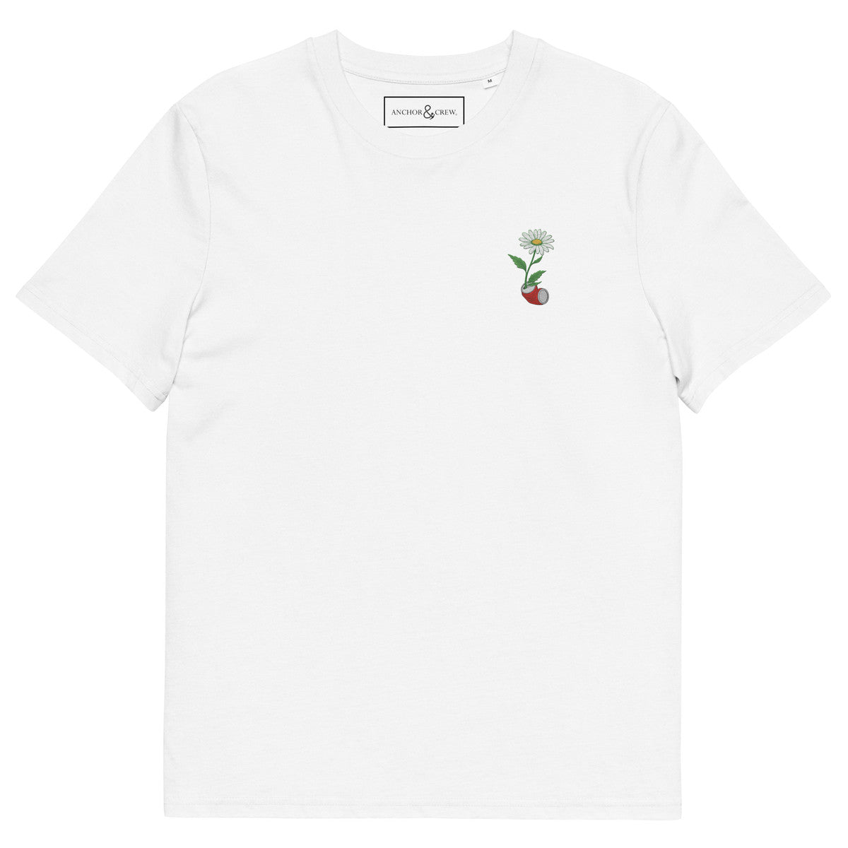 Daisy Garden Dystopia Organic Cotton Embroidered T-Shirt