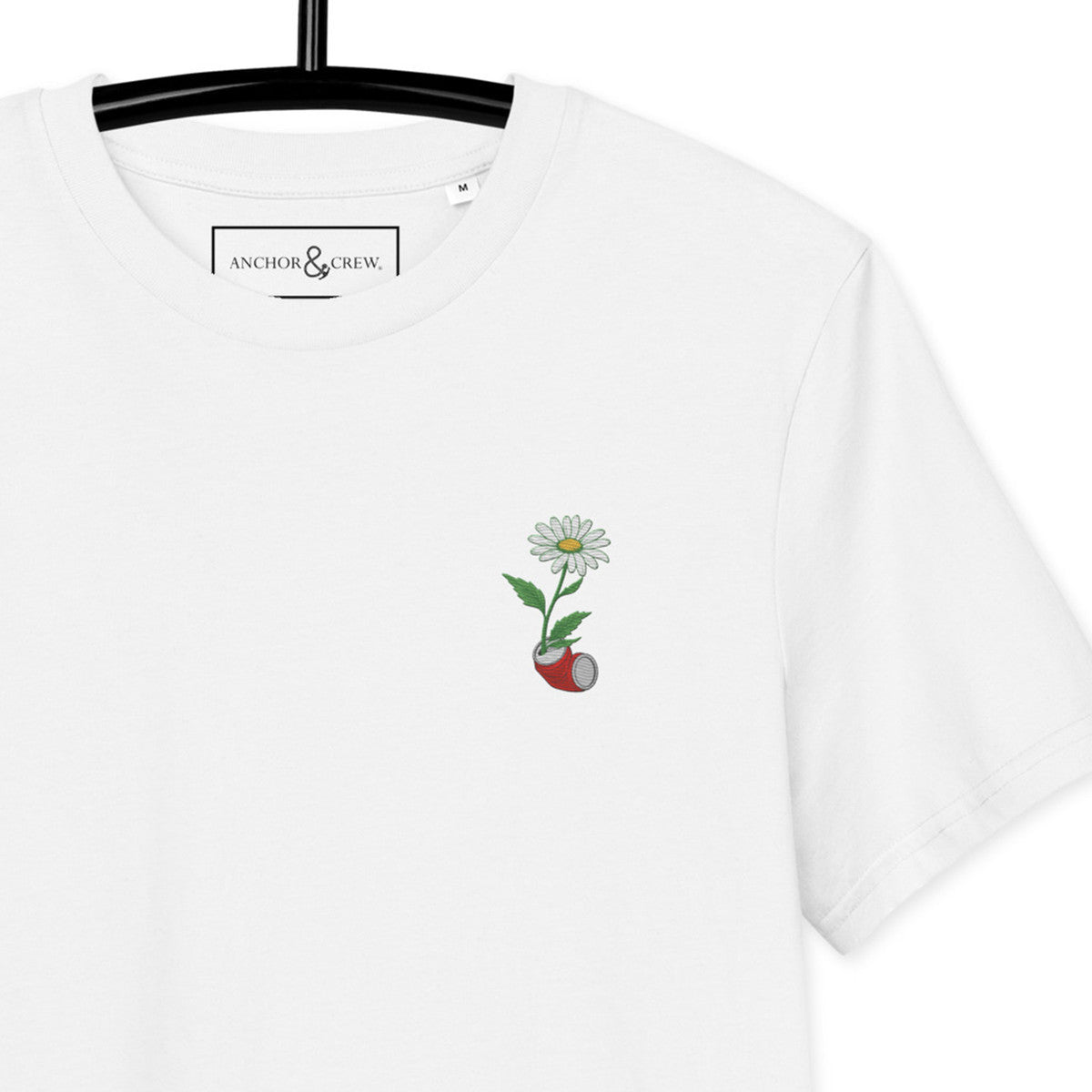 Daisy Garden Dystopia Organic Cotton Embroidered T-Shirt
