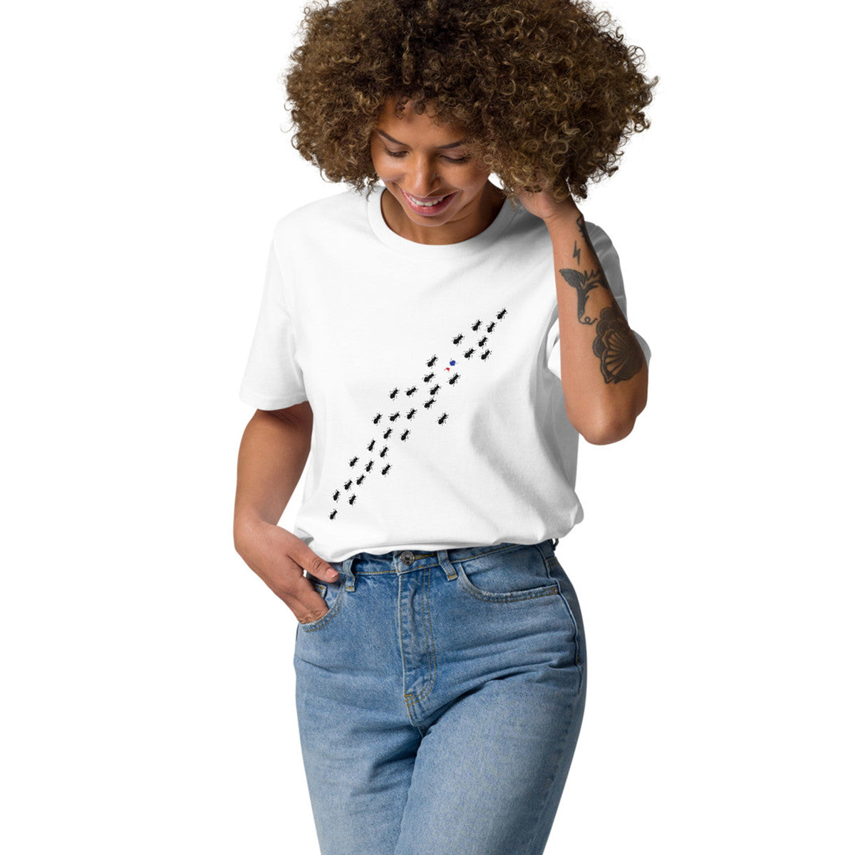 Ants Where's William Going? Organic Cotton T-Shirt