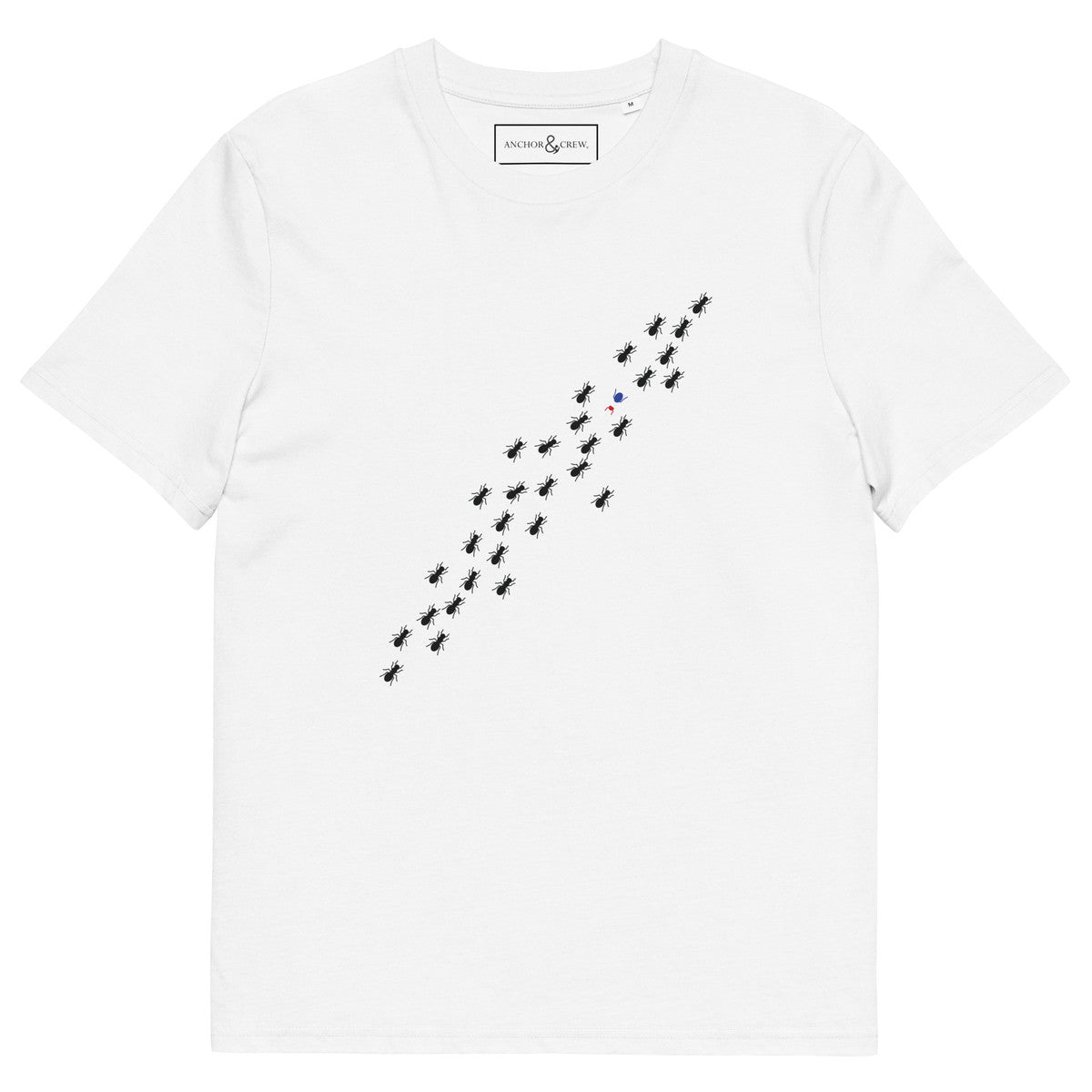 Ants Where's William Going? Organic Cotton T-Shirt