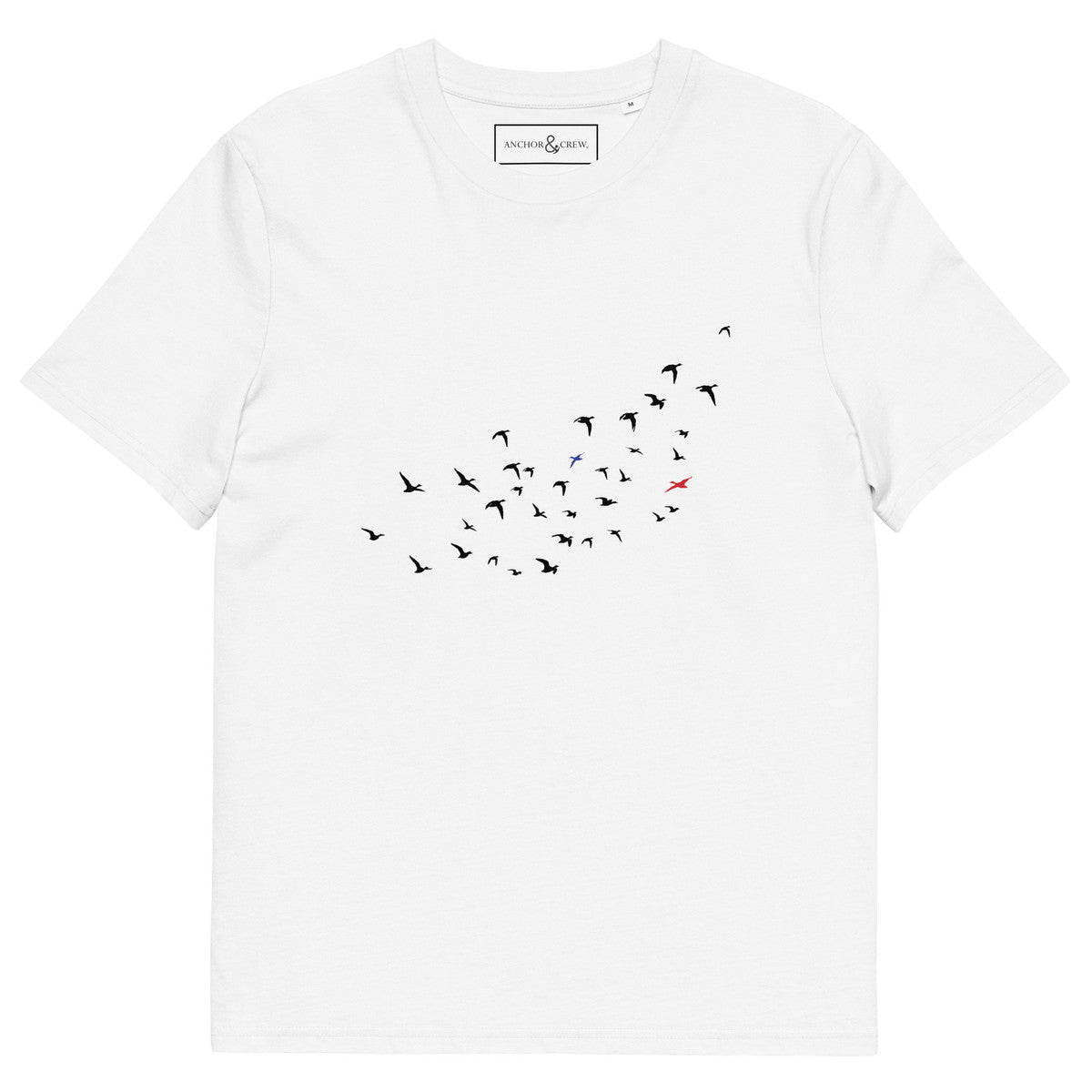 Birds Where's William Going? Organic Cotton T-Shirt
