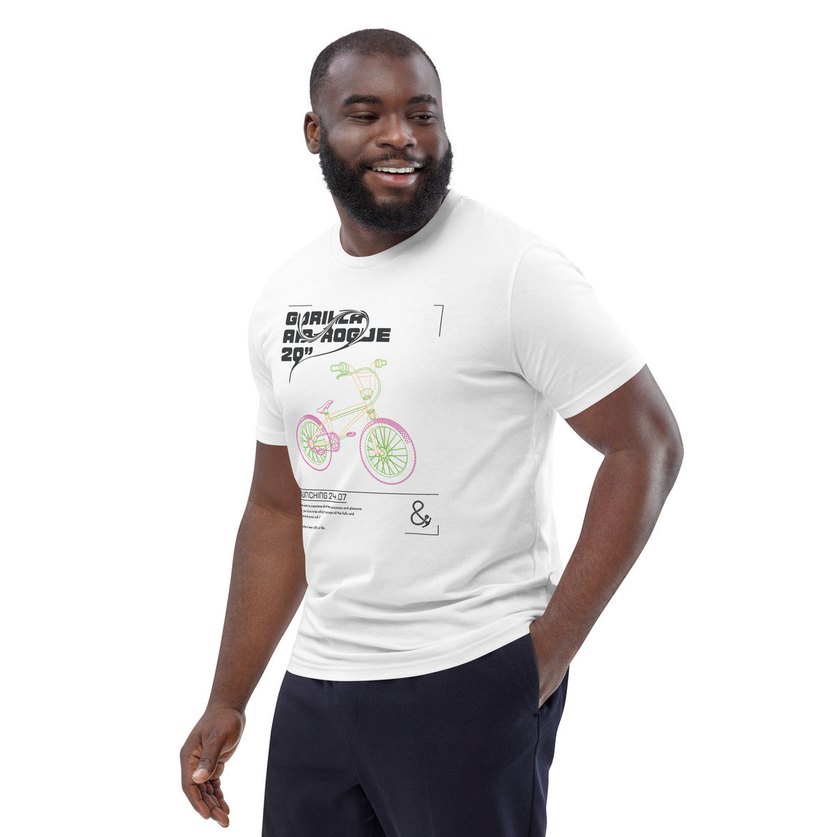 Gorilla Air-Rogue 20" Bike Archives Organic Cotton T-Shirt