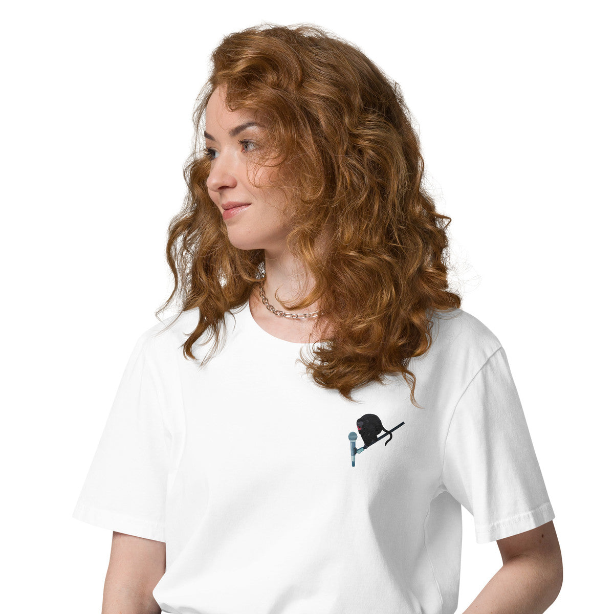 The Artist Monkey Organic Cotton Embroidered T-Shirt