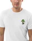 Bonsai Garden Dystopia Organic Cotton Embroidered T-Shirt