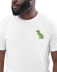 T-Rex Snap Dancin' In The Wild Organic Cotton Embroidered T-Shirt